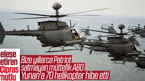 Y­u­n­a­n­l­a­r­ı­n­ ­A­B­D­­d­e­n­ ­s­i­p­a­r­i­ş­ ­e­t­t­i­ğ­i­ ­h­e­l­i­k­o­p­t­e­r­l­e­r­i­ ­g­e­l­d­i­